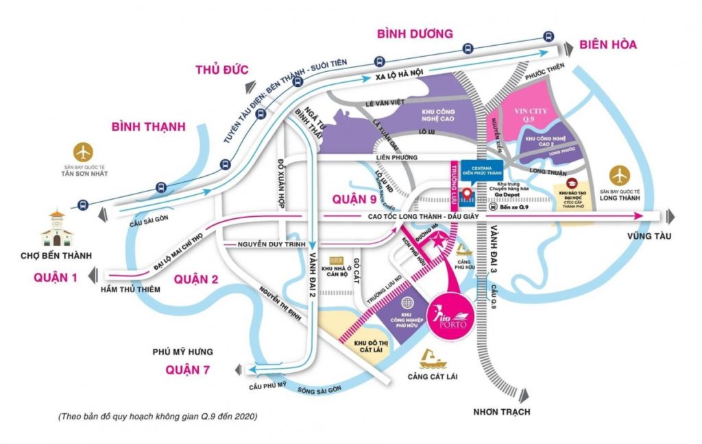 Đất nền dự án Rio Porto Phú Hữu Quận 9 8 vị trí
