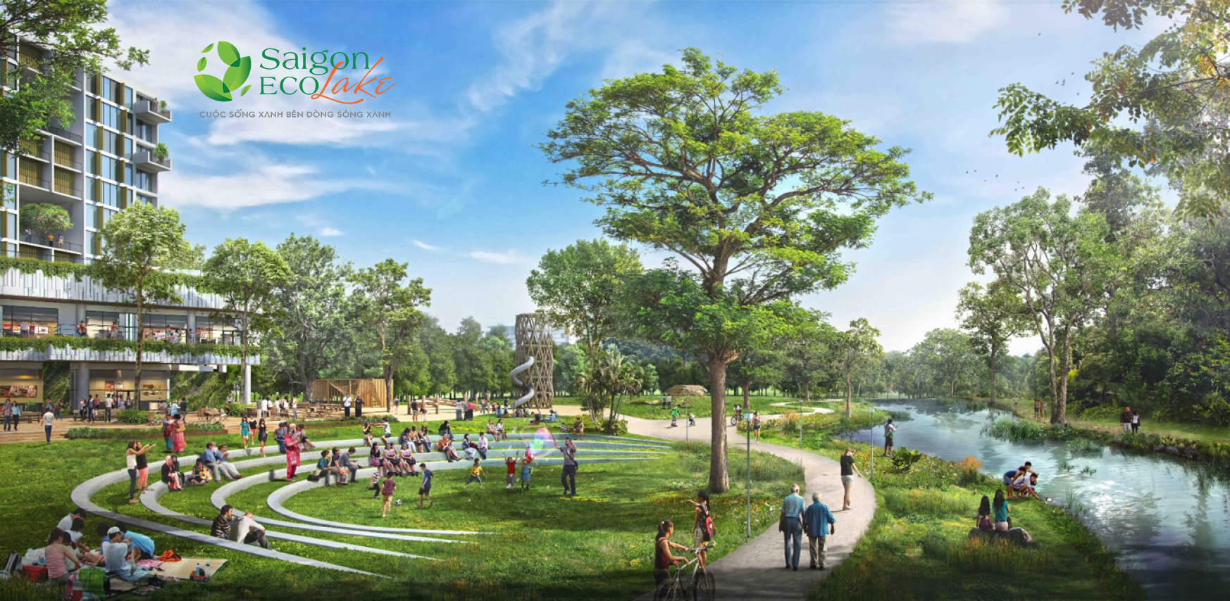 Sài Gòn Eco Lake 19 Khu vui chơi Dự án Sài gòn eco lake