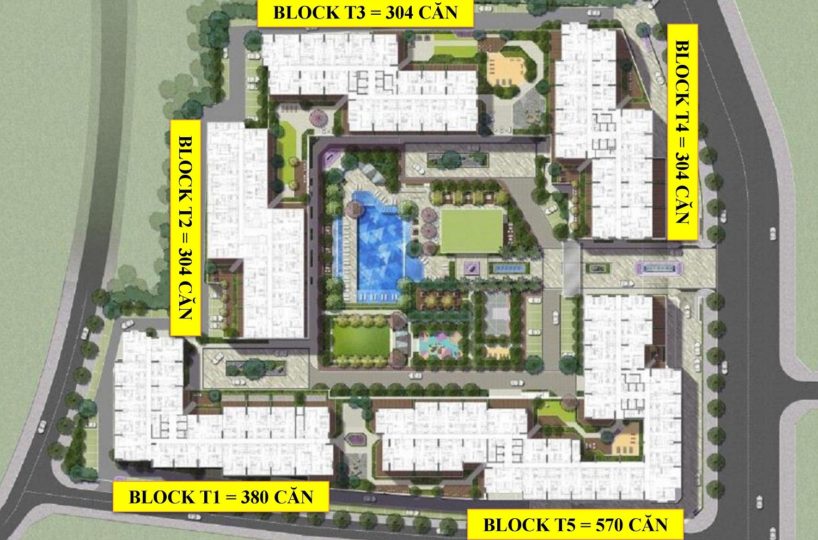 Mặt bằng căn hộ akari city bình tân