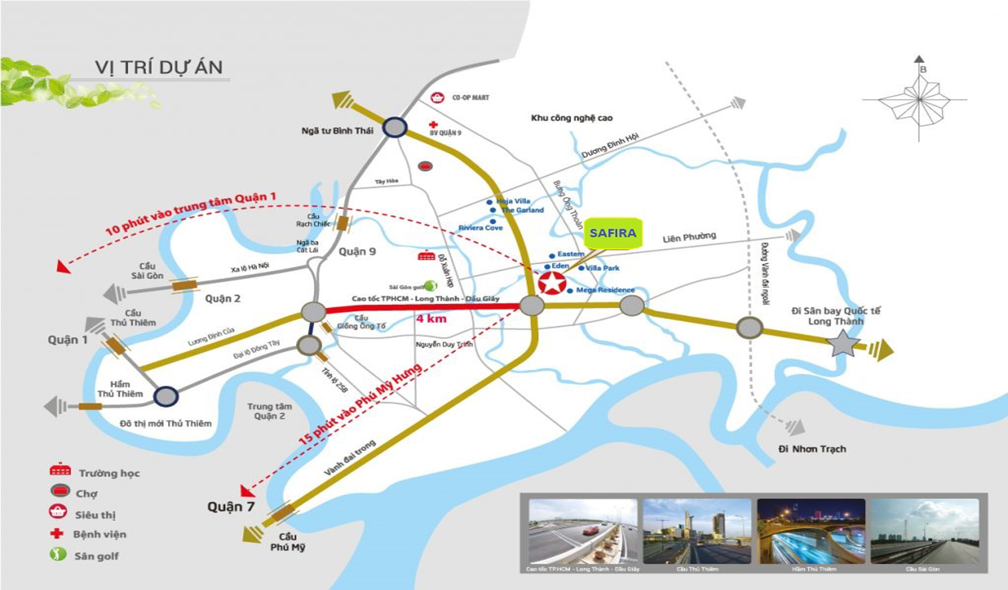 Căn hộ Safira Khang Điền Quận 9 16 Vị trí căn hộ Safira Khang điền