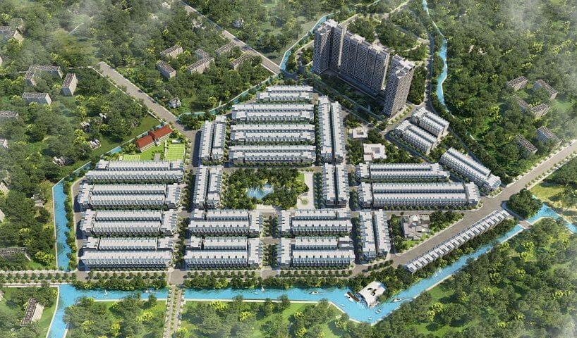 Phối cảnh dự án Qi Island Thuận An