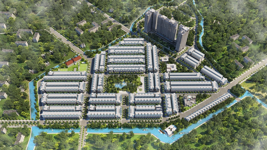 Phối cảnh dự án Qi Island Thuận An