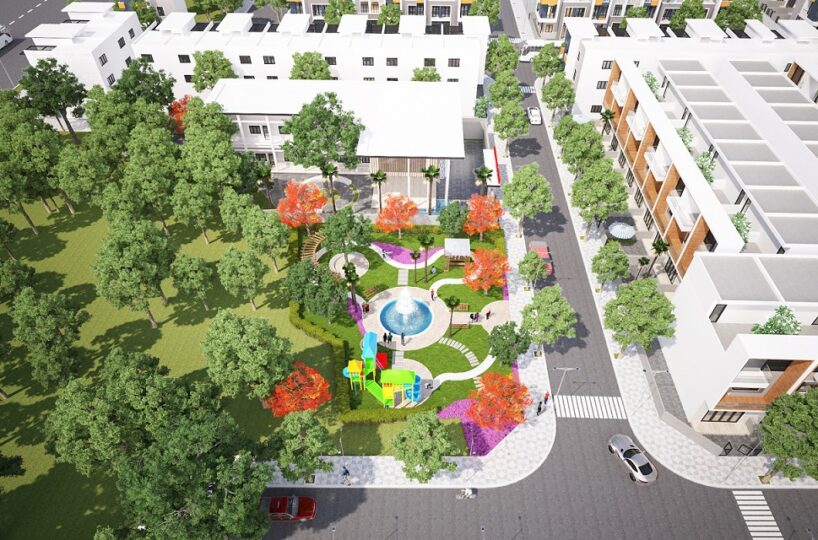 Công viên nội khu The Happy Home Đồng Xoài