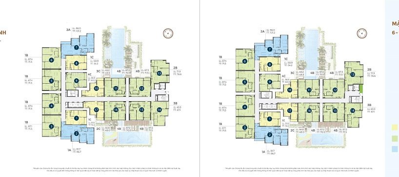 Mặt bằng dự án Căn hộ Precia Quận 2