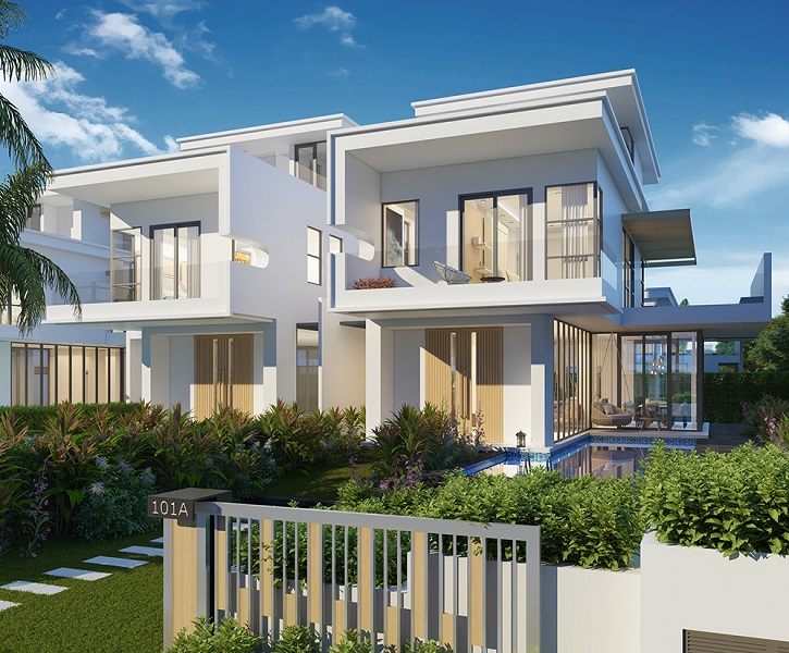 Biệt thự biển Lagoona Bình Châu 17 Thiết kế biệt thự Lagoona Bình Châu 3 tầng