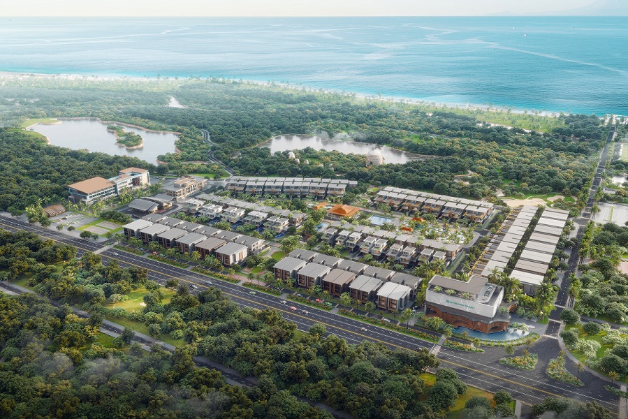 Biệt thự biển Lagoona Bình Châu 12 Phối cảnh khu A dự án biệt thự Lagoona Bình Châu