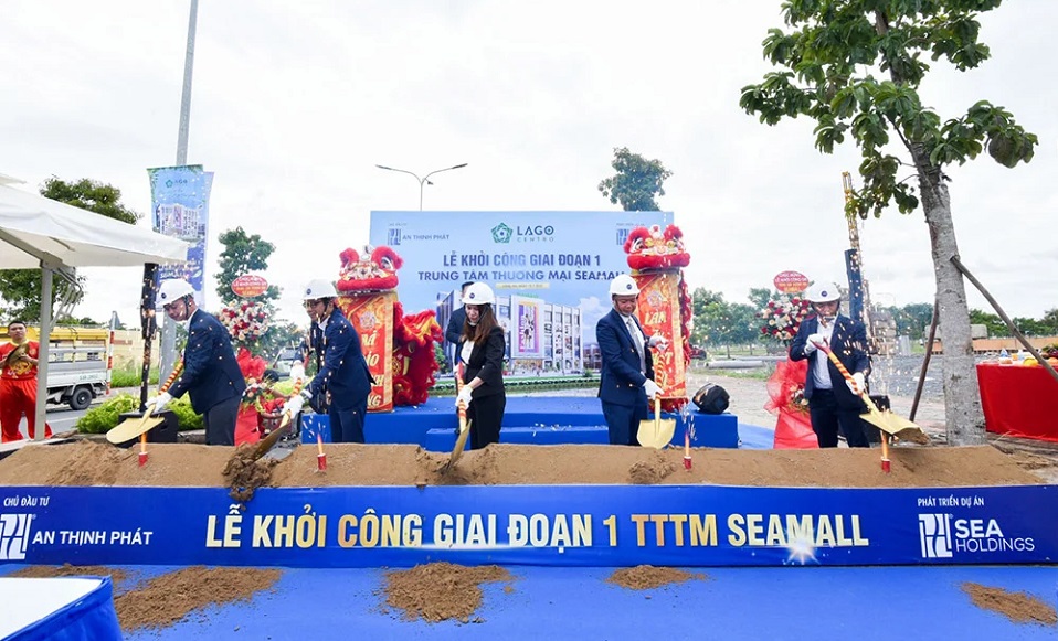 Khởi công trung tâm thương mại Seamall tại dự án Lago Centro
