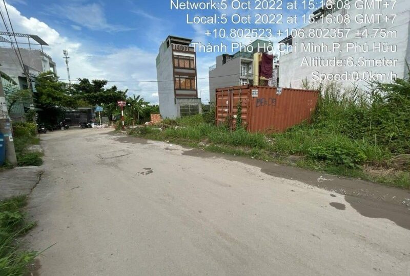 Bán đất Đường Bưng Ông Thoàn, Phú Hữu, Quận 9