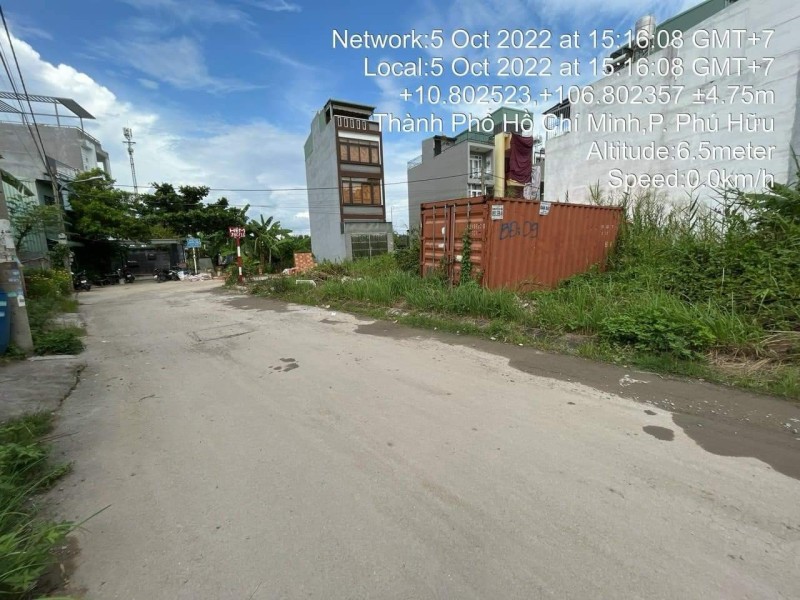 Bán đất Đường Bưng Ông Thoàn, Phú Hữu, Quận 9