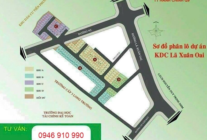 Mua bán nhà đất dự án Nam Khang Lã Xuân Oai, Long Trường, Quận 9